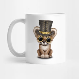 Steampunk Baby Cougar Cub Mug